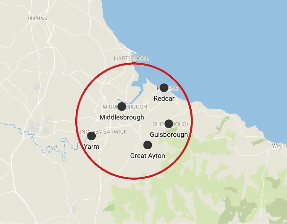 distribution map search me local